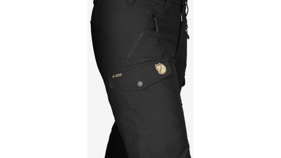 Fjallraven Nikka Trousers - Women's-Black-Raw Length-EU 36