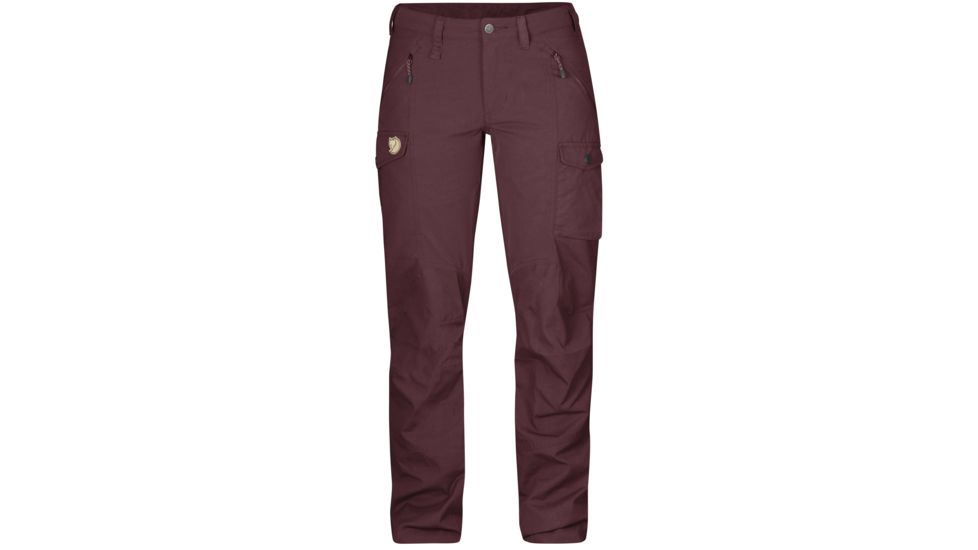 Fjallraven Nikka Trousers - Women's, Dark Garnet, 40, Regular, F89236-356-40