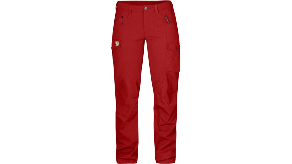 Fjallraven Nikka Trousers - Women's-Red-Regular Inseam-EU 44