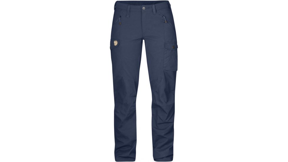 Fjallraven Nikka Trousers Womens, Storm, 44 Waist, Unhemmed F89236-638-44