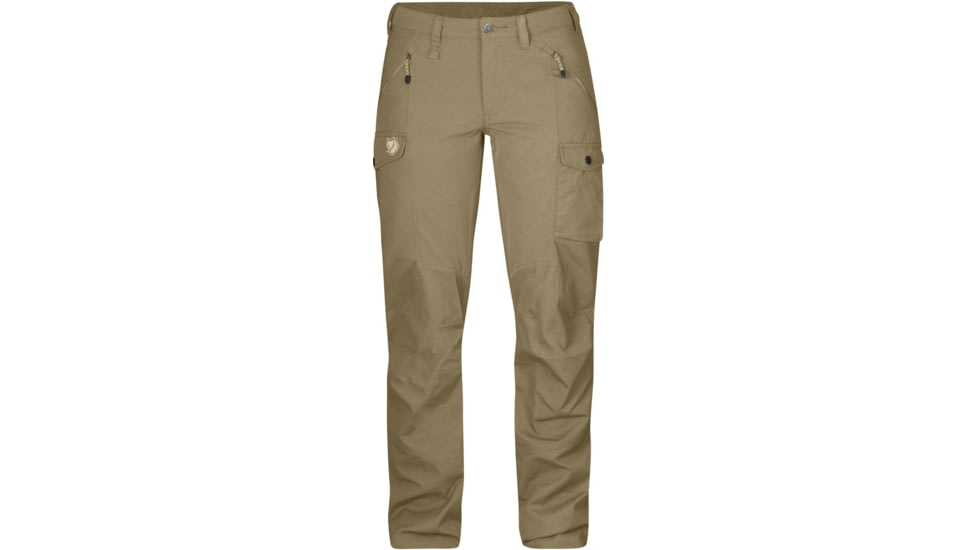 Fjallraven Nikka Trousers - Womens-Sand-Raw Length-EU 40