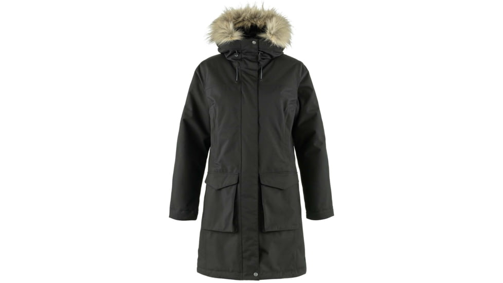 Fjallraven Nuuk Lite Parka - Womens, Black, Medium, F87161-550-M