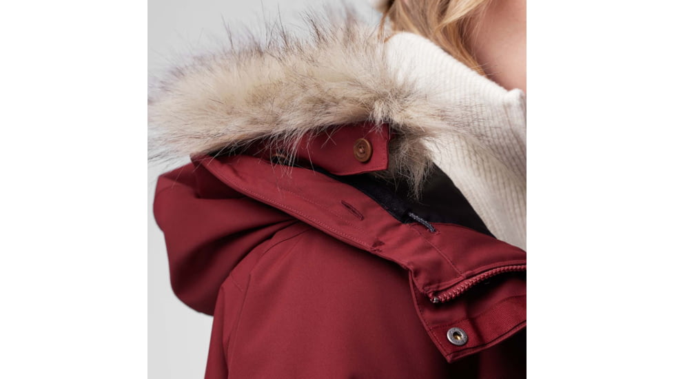 Fjallraven Nuuk Lite Parka - Womens, Bordeaux Red, Extra Small, F87161-347-XS
