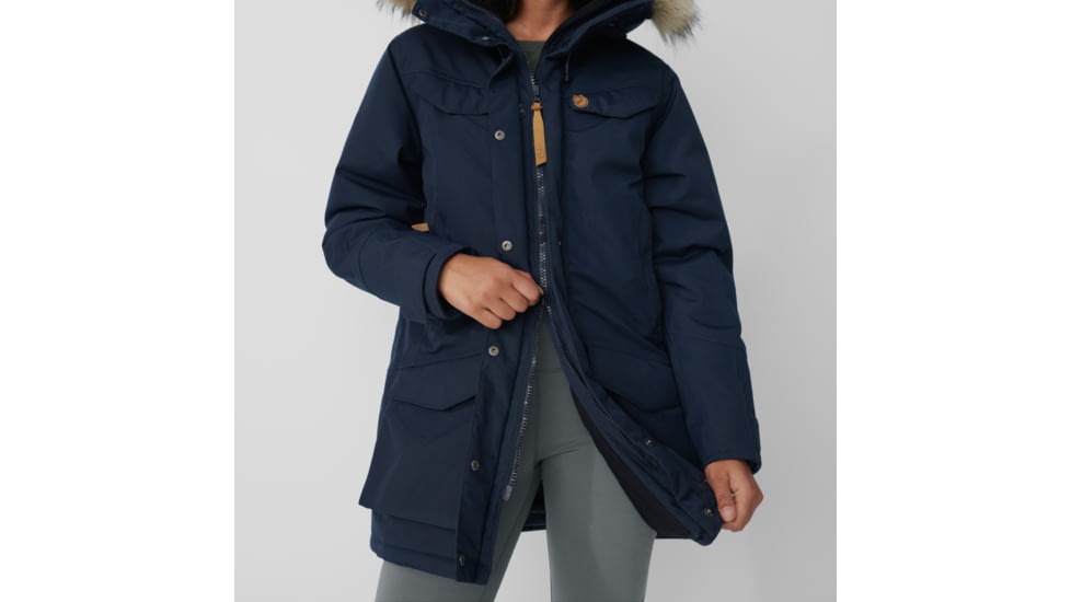 Fjallraven Nuuk Parka - Womens, Dark Navy, Large, F86369-555-L