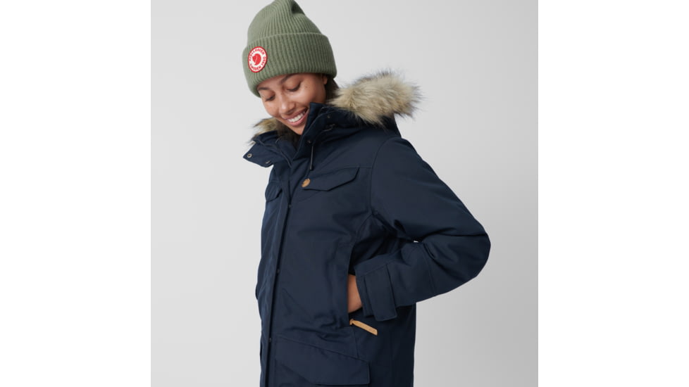 Fjallraven Nuuk Parka - Womens, Dark Navy, Large, F86369-555-L