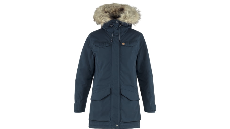 Fjallraven Nuuk Parka - Womens, Dark Navy, Large, F86369-555-L