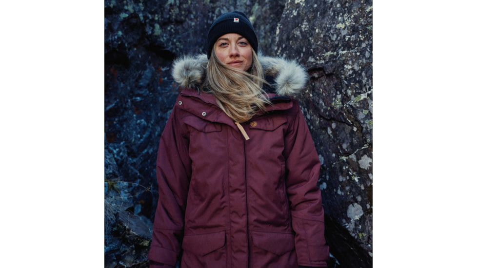 Fjallraven Nuuk Parka - Womens, Port, Extra Large, F86369-357-XL