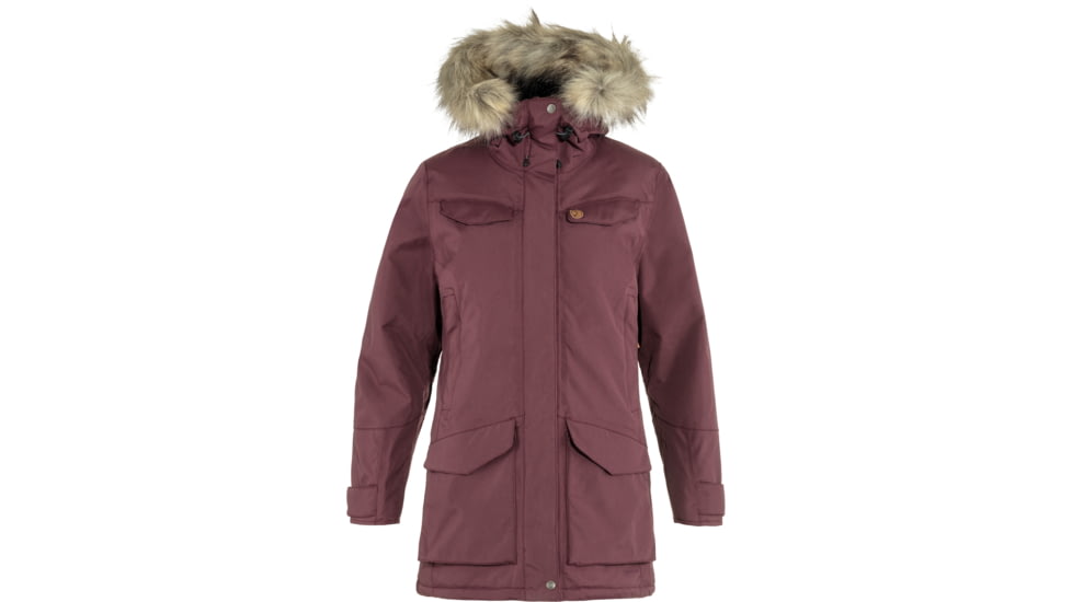 Fjallraven Nuuk Parka - Womens, Port, Extra Large, F86369-357-XL