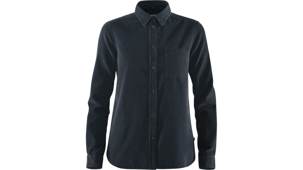 Fjallraven Ovik Cord Shirt - Womens, Dark Navy, Extra Large, F89830-555-XL