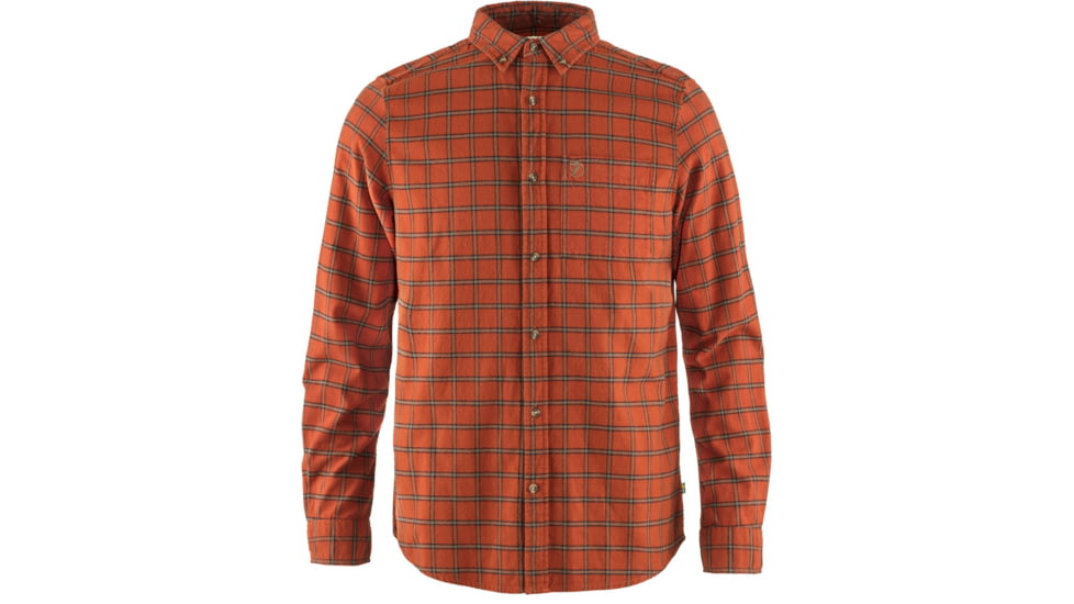 Fjallraven Ovik Flannel Shirt - Mens, Autumn Leaf, Extra Small, F82979-215-XS