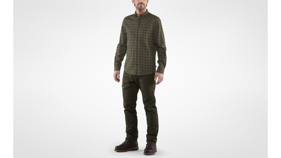 Fjallraven Ovik Flannel Shirt - Mens, Deep, Extra Large, F82979-662-XL