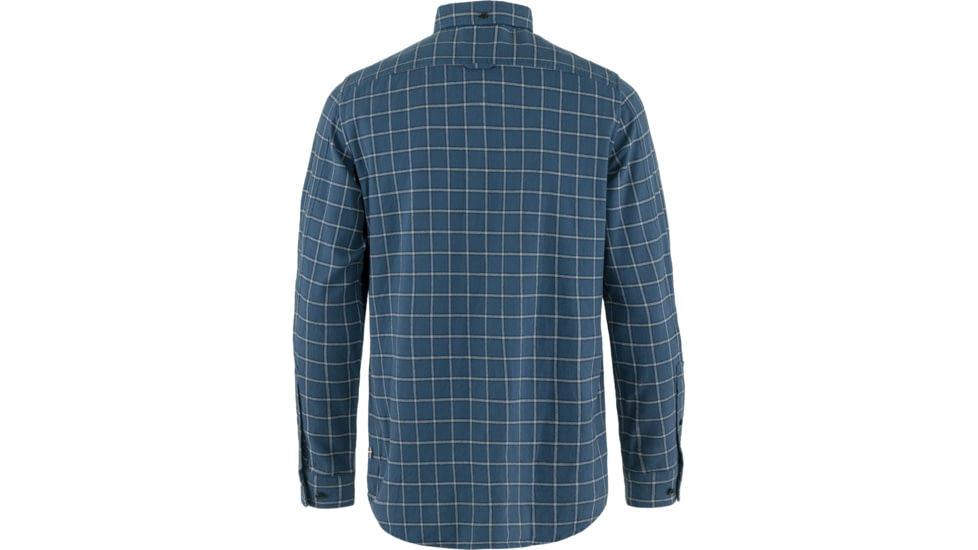 Fjallraven Ovik Flannel Shirt - Mens, Indigo Blue-Flint Grey, 2XL, F82979-534-055-XXL