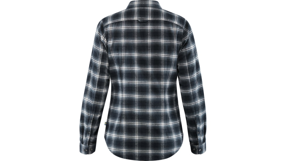 Fjallraven Ovik Flannel Shirt - Womens, Dark Navy, Small, F89833-555-S