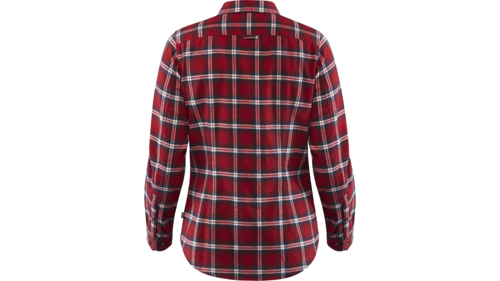 Fjallraven Ovik Flannel Shirt - Womens, Deep Red, Extra Small, F89833-325-XS
