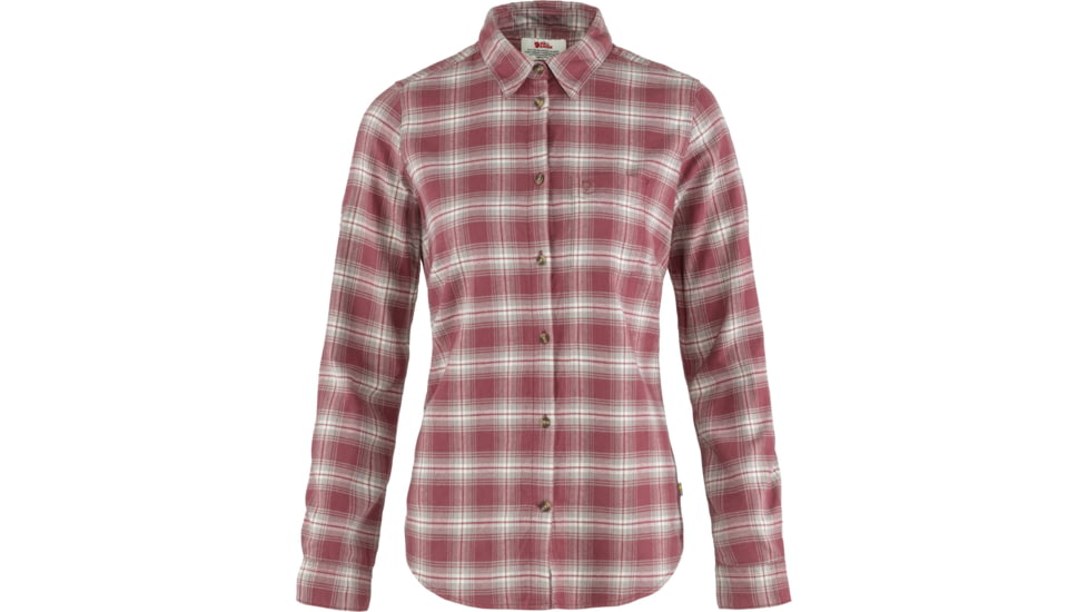 Fjallraven Ovik Flannel Shirt - Womens, Mesa Purple-Fog, Medium, F89833-410-021-M