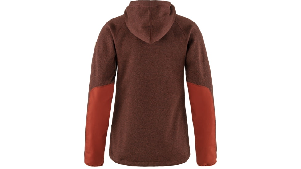 Fjallraven Ovik Fleece Hoodie - Womens, Autumn Leaf, Large, F89516-215-L