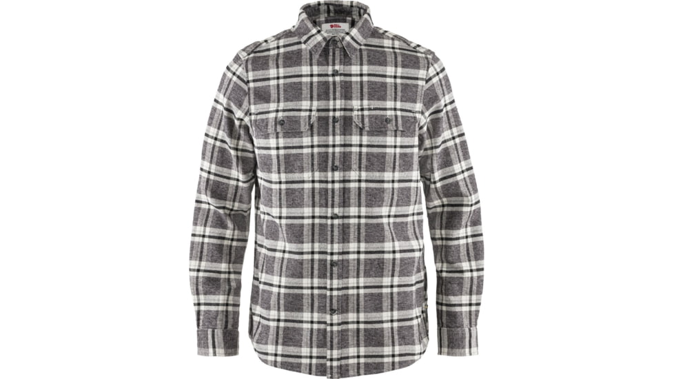 Fjallraven Ovik Heavy Flannel Shirt - Mens, Dark Grey, Extra Large, F82978-030-XL