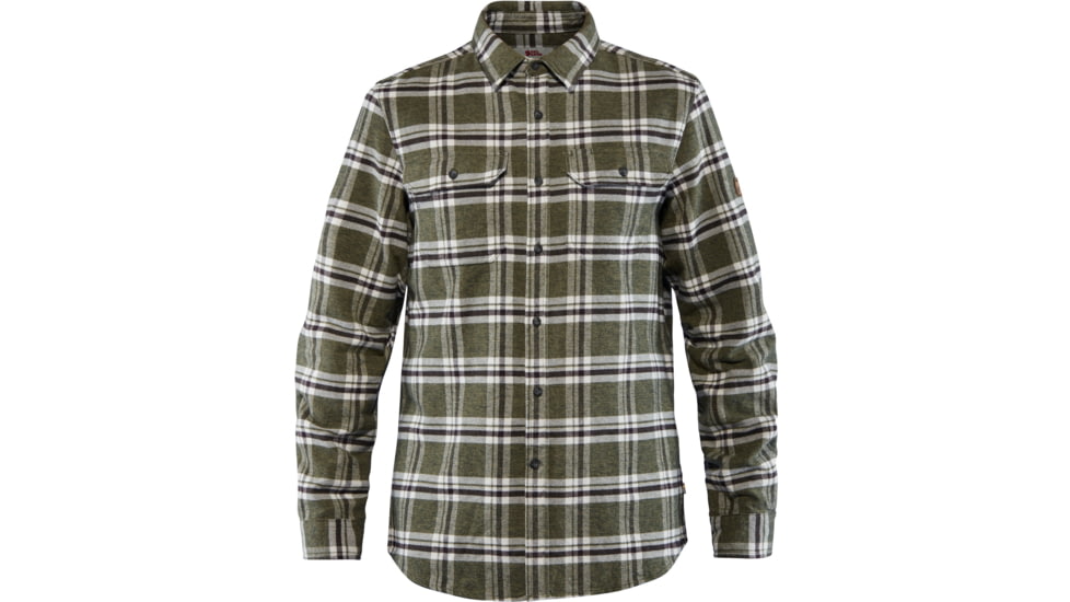 Fjallraven Ovik Heavy Flannel Shirt - Mens, Deep, 2XL, F82978-662-XXL
