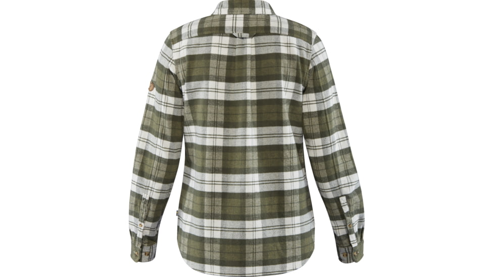 Fjallraven Ovik Heavy Flannel Shirt - Womens, Green, Extra Large, F89832-620-XL