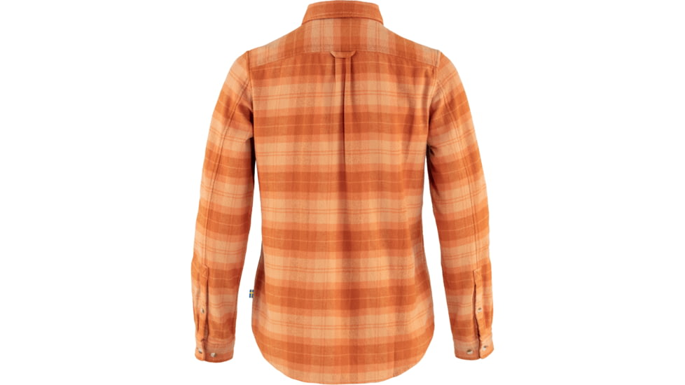Fjallraven Ovik Heavy Flannel Shirt - Womens, Peach Sand-Desert Brown, 2XS, F89832-241-242-XXS