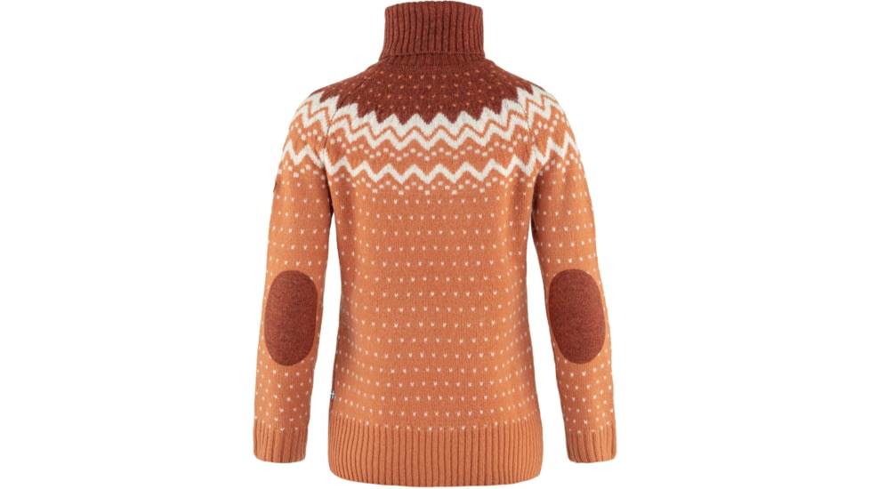 Fjallraven Ovik Knit Roller Neck - Womens, Desert Brown-Autumn Leaf, Small, F84792-242-215-S