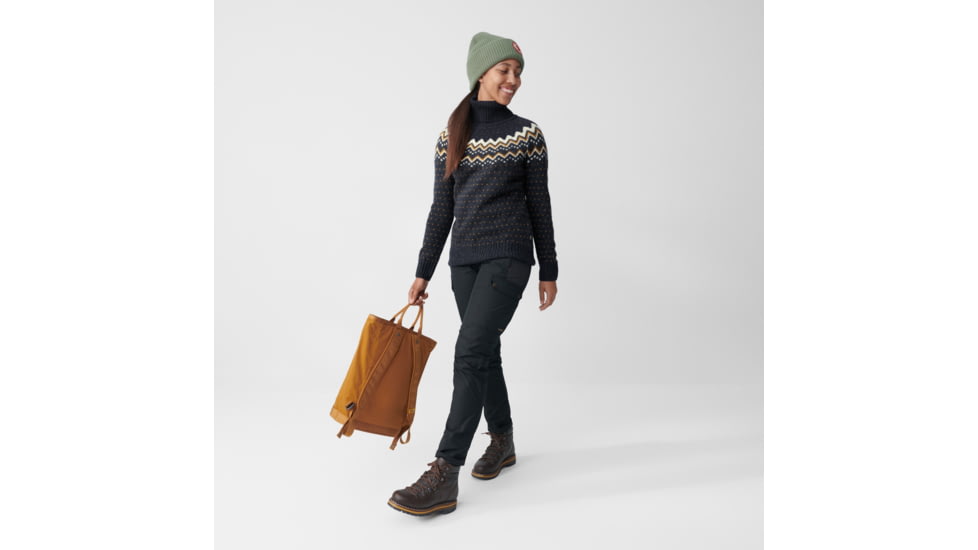 Fjallraven Ovik Knit Roller Neck - Womens, Navy-Dark Navy, Extra Small, F84792-560-555-XS