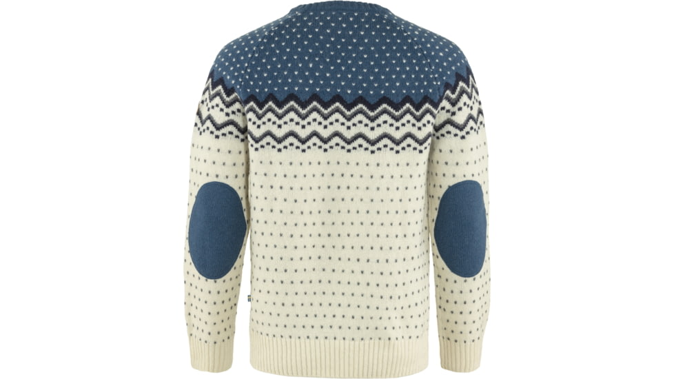 Fjallraven Ovik Knit Sweater - Mens, Chalk White-Indigo Blue, 2XL, F81829-113-534-XXL