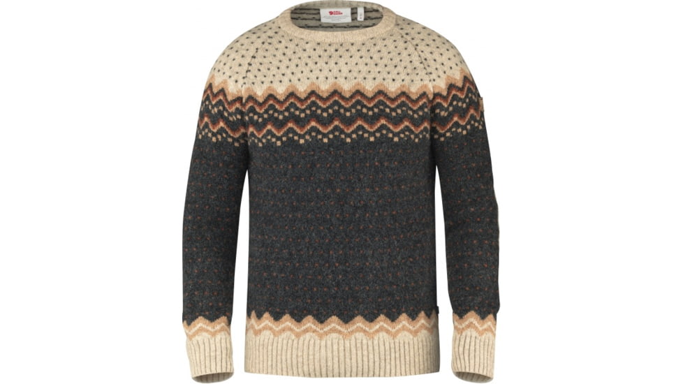 Fjallraven Ovik Knit Sweater - Mens-Dark Grey-X-Large