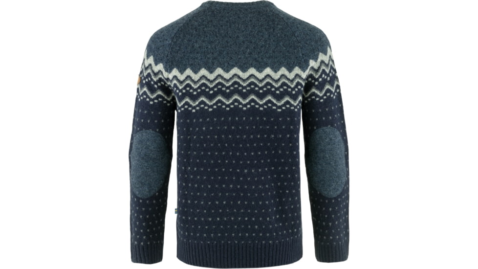 Fjallraven Ovik Knit Sweater - Mens, Dark Navy/Mountain Blue, Extra Small, F81829-555-570-XS
