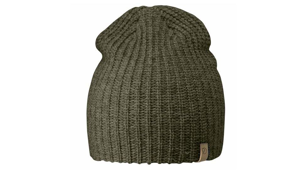 Fjallraven Ovik Melange Beanie - Mens, Laurel Green, One Size, F77261-625-1 Size