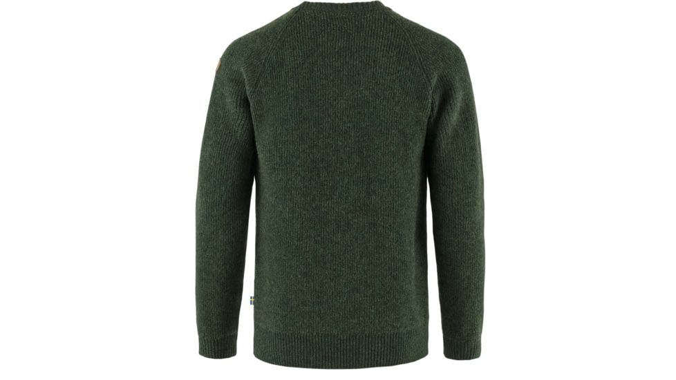 Fjallraven Ovik Rib Sweater - Mens, Deep Forest, Medium, F87165-662-M