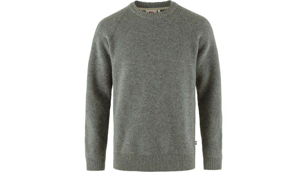 Fjallraven Ovik Rib Sweater - Mens, Grey, Extra Small, F87165-020-XS