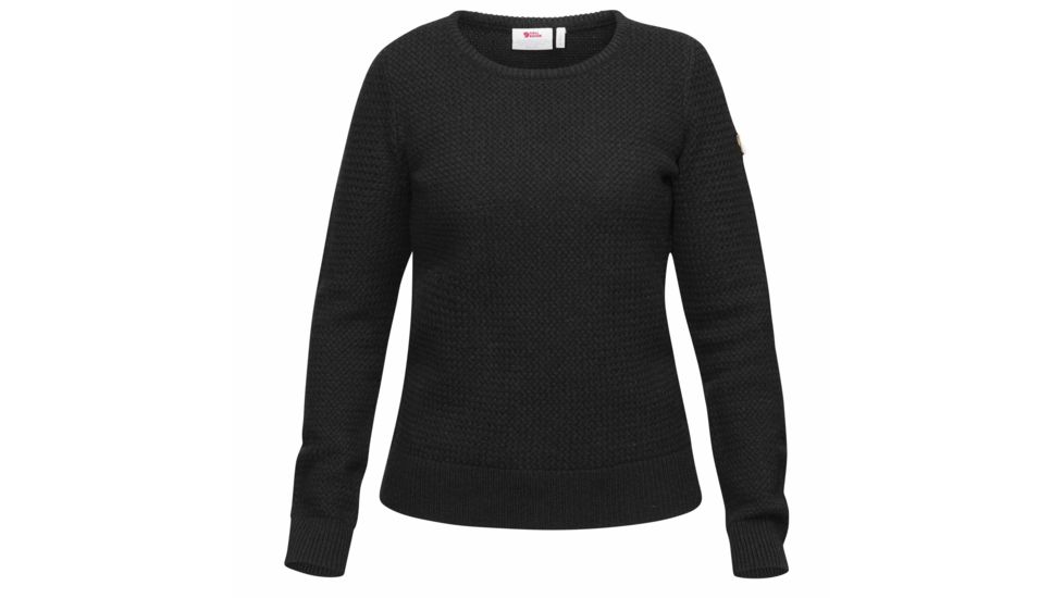 Fjallraven Ovik Structure Sweater - Womens, Dark Grey, L, F89775-030-L