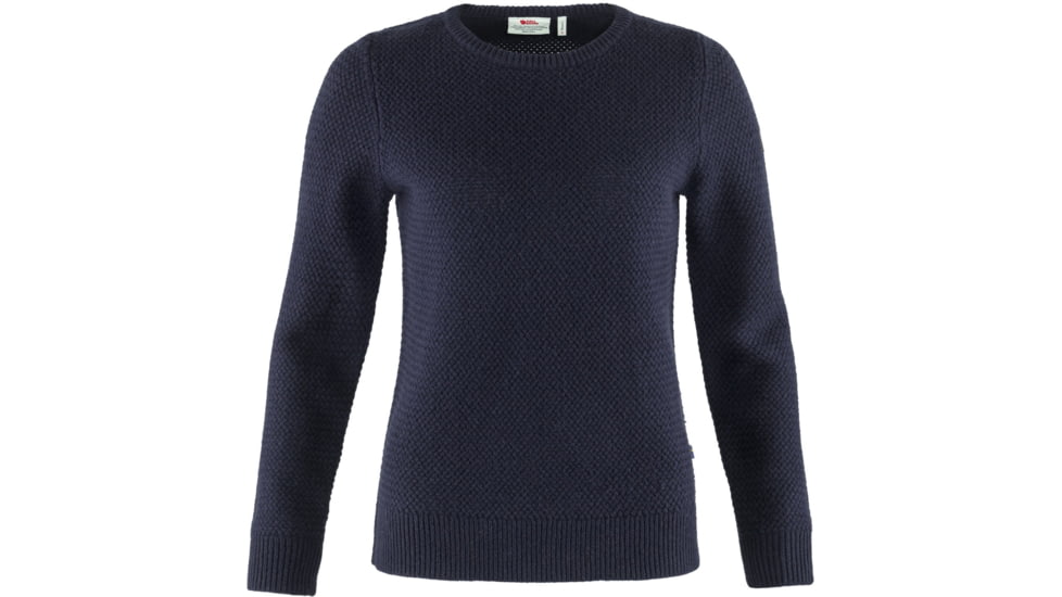 Fjallraven Ovik Structure Sweater - Womens, Navy, Small, F89775-560-S