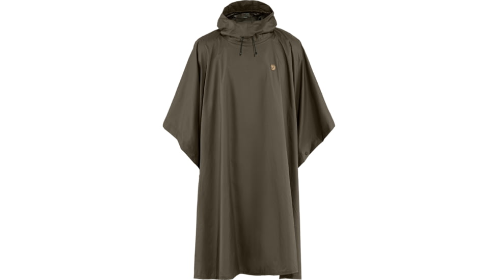 Fjallraven Poncho, Dark Olive, One Size, F80724-633-1 Size