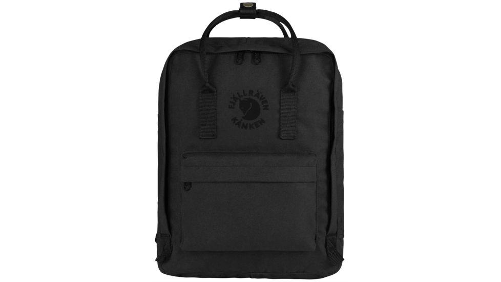 Fjallraven Re-Kanken Backpack, Black, One Size, F23548-550-One Size
