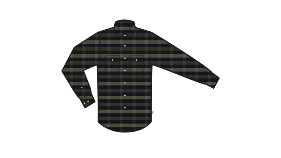 Fjallraven Skog Shirt - Mens, Deep Forest/Laurel Green, Small, F81353-662-625-S
