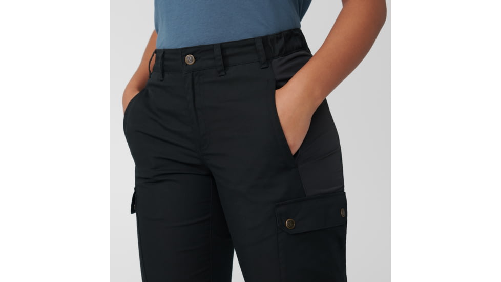 Fjallraven Stina Trousers - Womens, Black, 36, Regular, F84775-550-36/R