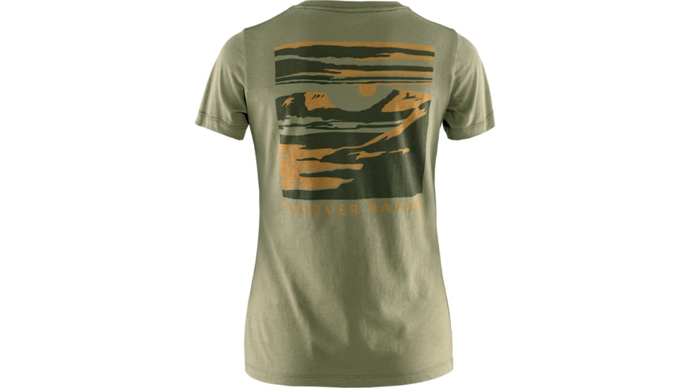 Fjallraven Tornetrask T-Shirt - Womens, Light Olive, 2XS, F83514-622-XXS