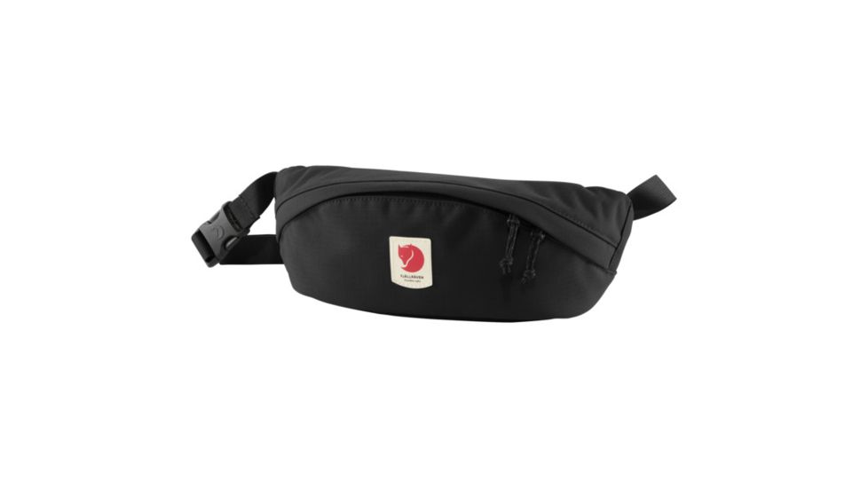 Fjallraven Ulvo Hip Pack Medium, Black, One Size, F23165-550-One Size