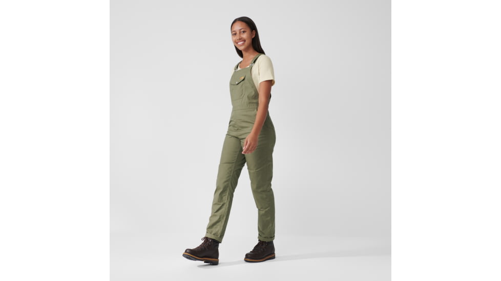Fjallraven Vardag Dungaree Trousers - Womens, Green, Medium, F87030-620-M