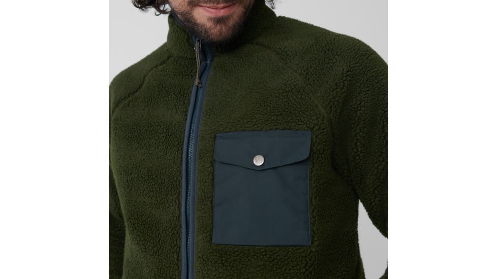 Fjallraven Vardag Pile Fleece - Mens, Deep Forest, 2XL, F84158-662-XXL
