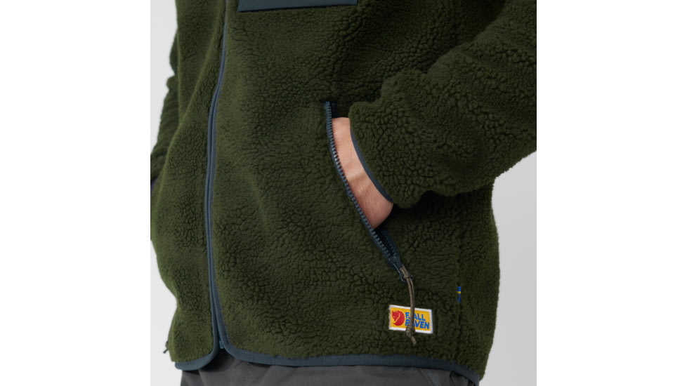 Fjallraven Vardag Pile Fleece - Mens, Deep Forest, 2XL, F84158-662-XXL