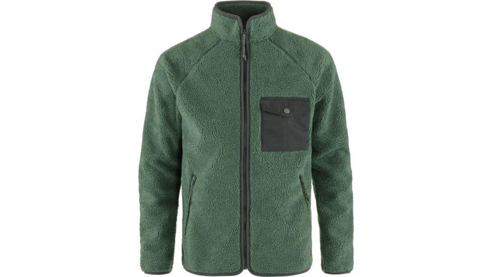 Fjallraven Vardag Pile Fleece - Mens, Deep Patina/Iron Grey, Small, F84158-679-048-S