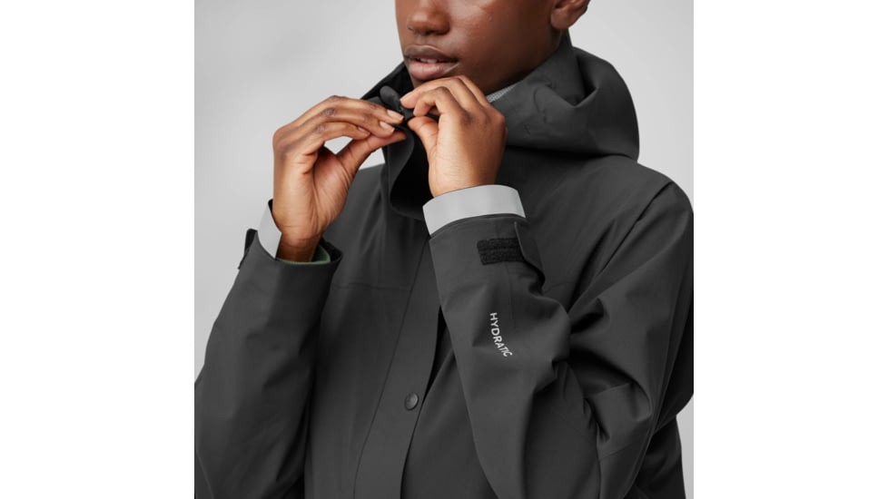 Fjallraven Vardag Rain Parka - Womens, Black, Extra Small, F14500131-550-XS