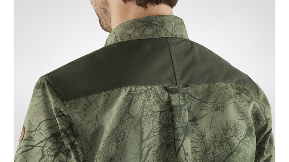 Fjallraven Varmland G-1000 Shirt - Mens, Green Camo/Deep Forest, Extra Large, F87326-626-662-XL