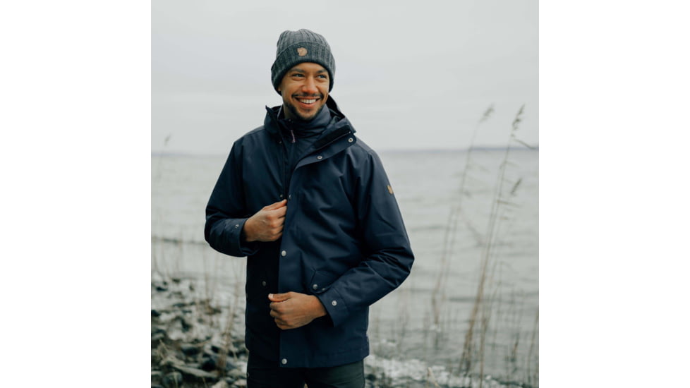 Fjallraven Visby 3 in 1 Jacket - Men's, Extra Large, Dark Navy, F84130-555-XL