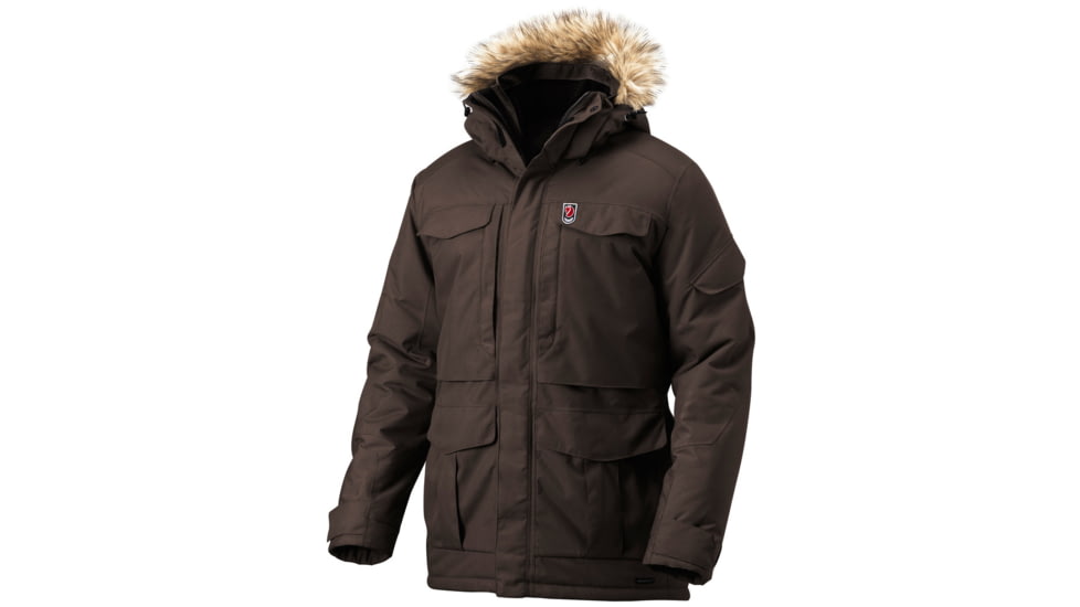Fjallraven Yupik Parka - Men's, Black Brown, X-Small, 80630-BLACK BROWN-XS