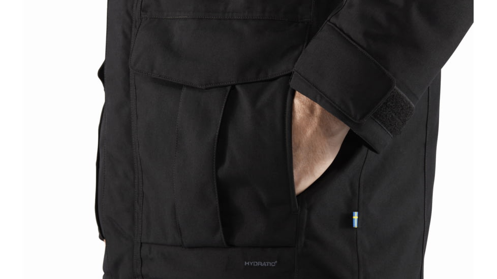 Fjallraven Yupik Parka - Mens, Black, X-Small, FJR0032-BLACK-X-SMALL