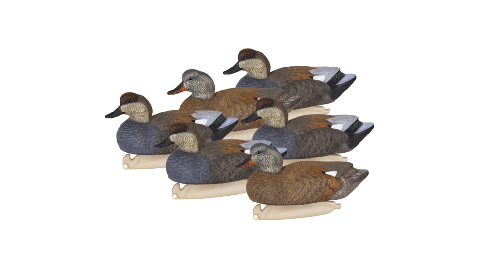 Flambeau Master Series Gadwall Floater Decoys, 6 pack, 1409649